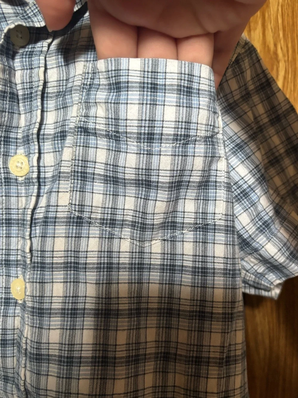 Old Navy Plaid Button-Up Shirt | Toddler Boys 4T